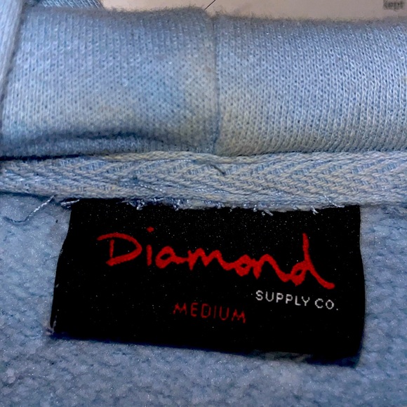DIAMOND SUPPLY CO. Powder Blue hoodie - Picture 2 of 2